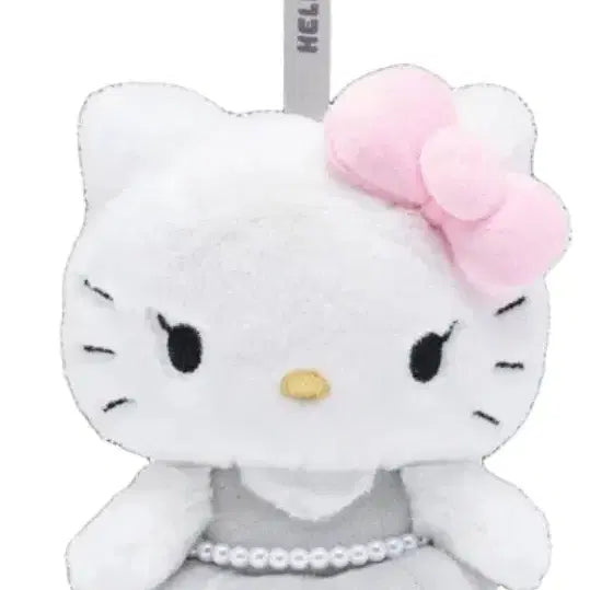 [BUNJANG] Hello Kitty x Jisoo Collaboration Doll Keyring (Pink-Gray) / 헬로키티 x 지수 인형 키링 (핑크그레이)