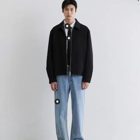 [SOLD OUT] 무신사 릴렉스드 미니멀 재킷 [블랙] M