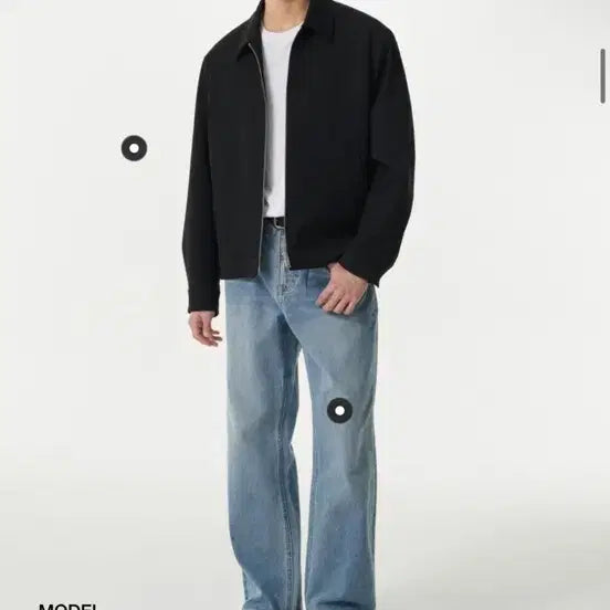 [SOLD OUT] 무신사 릴렉스드 미니멀 재킷 [블랙] M