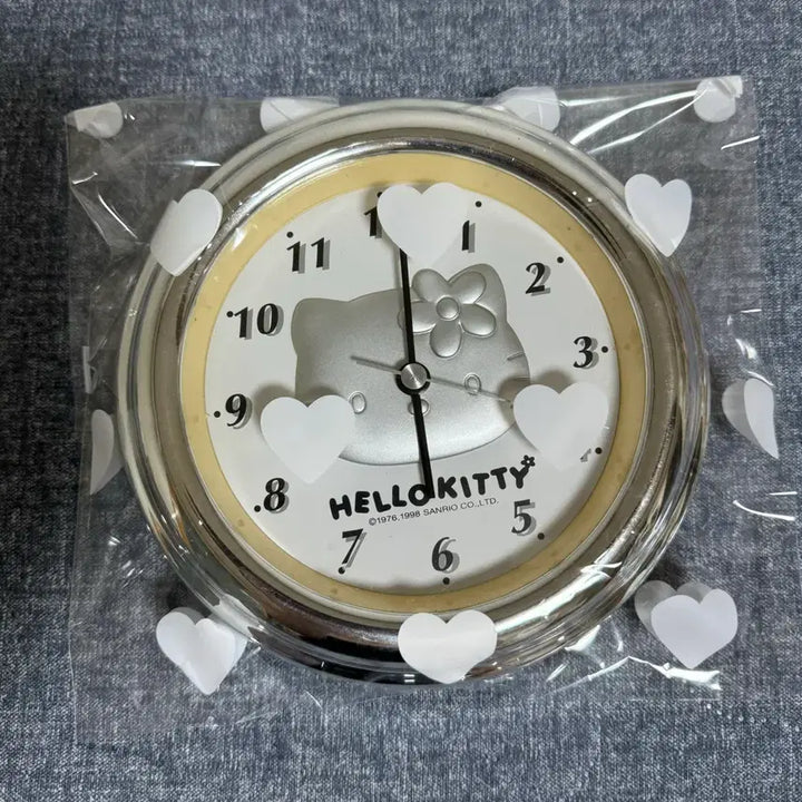 [BUNJANG] Vintage Hello Kitty Silver Wall Clock / 고전 헬로키티 실버 시계 새상품 판매중