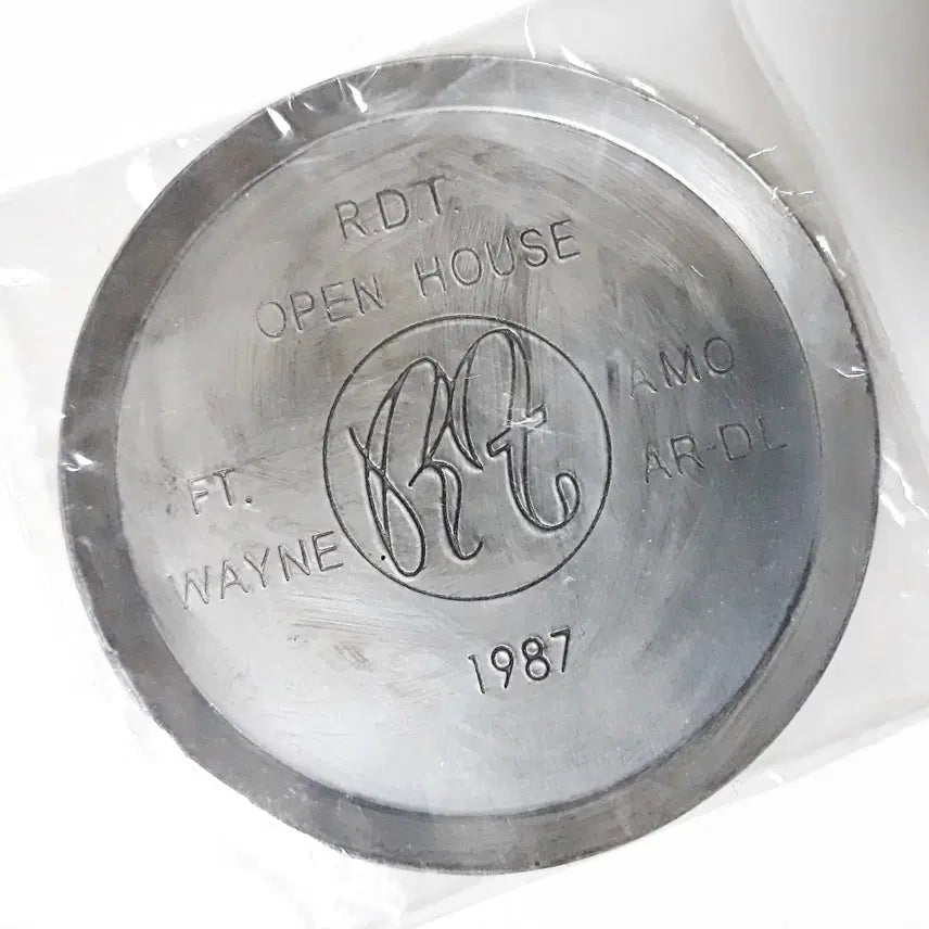 [BUNJANG] Japanese Retro Aluminum Round Tray / 일본 레트로 알루미늄 둥근 트레이 잡화 소품 트레이