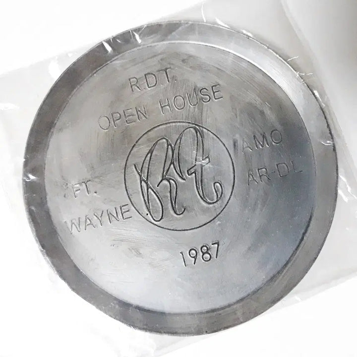 [BUNJANG] Japanese Retro Aluminum Round Tray / 일본 레트로 알루미늄 둥근 트레이 잡화 소품 트레이