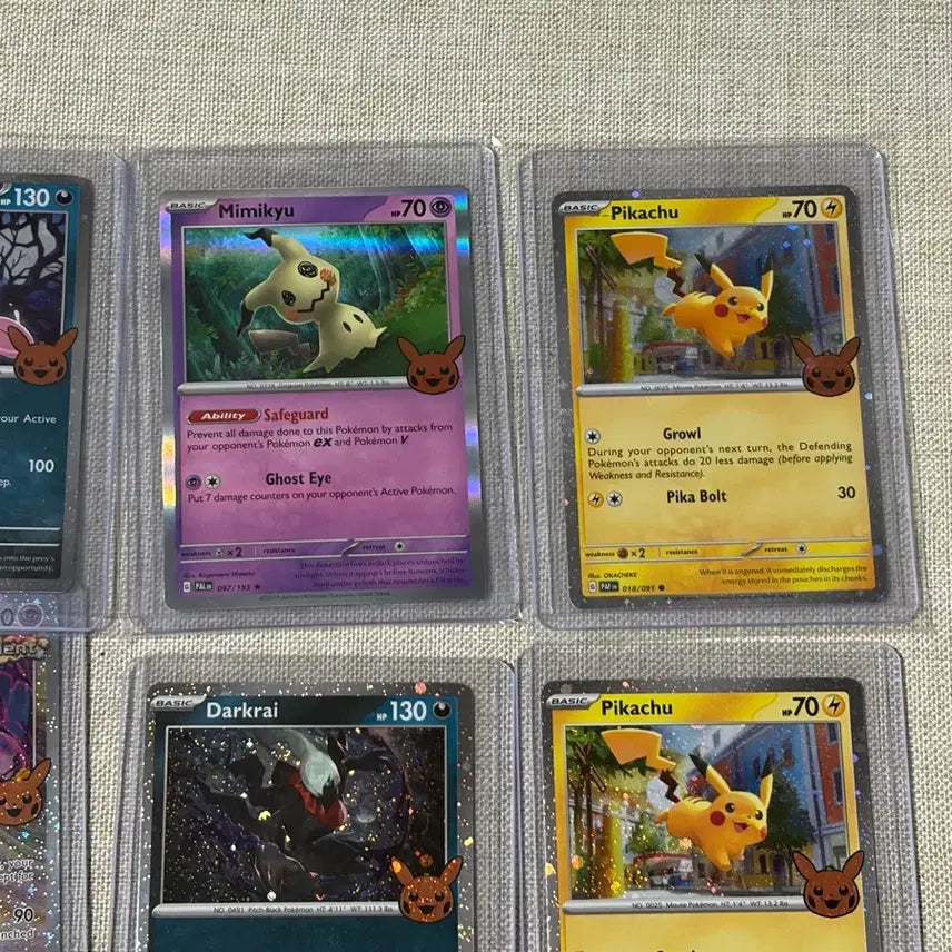 [BUNJANG] Pokemon Halloween Bundle Set Phantom, Pikachu, Darkrai, Barraskewda, Mimikyu / 포켓몬 일괄 판매 할로읜 팬텀, 피카츄, 다크라이, 날치머, 따라큐