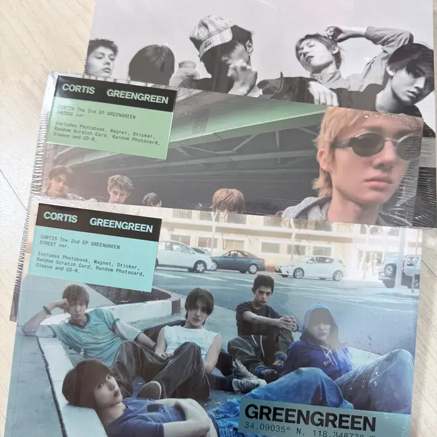 [BUNJANG] Courts 2nd EP Album GREENGREEN Street Version Sealed / 코르티스 미개봉앨범