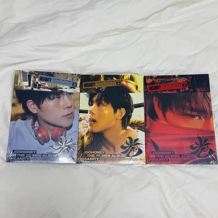 [BUNJANG] MONSTA X JOOHONEY INSANITY Mini Album Vol. 2 Set / 주헌 JOOHONEY INSANITY 2집 미니앨범 3종 세트