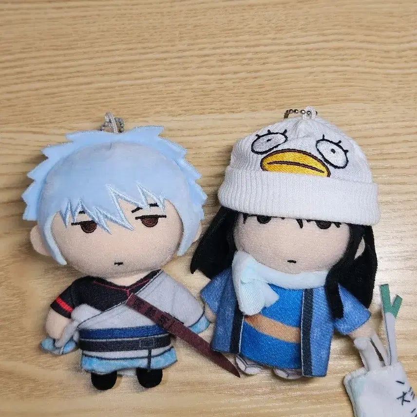 [BUNJANG] Gintama Gintoki &amp; Katsura Plush Set / 은혼 긴토키 카츠라 누이 비공굿