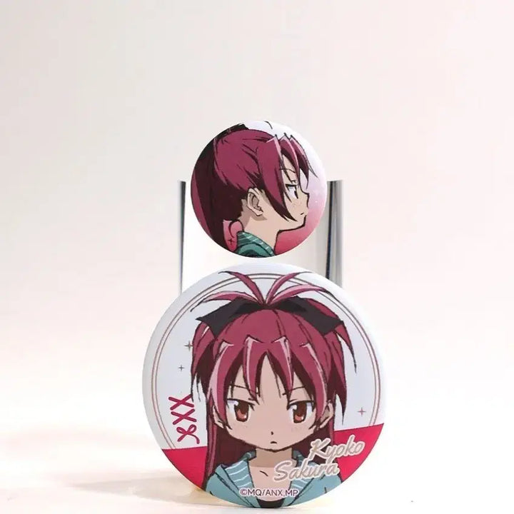 [BUNJANG] Puella Magi Madoka Magica Kyoko Sakura Pin Badge / 마법소녀 마도카 마기카 사쿠라 쿄코 사쿠라 뱃지 영원한이야기