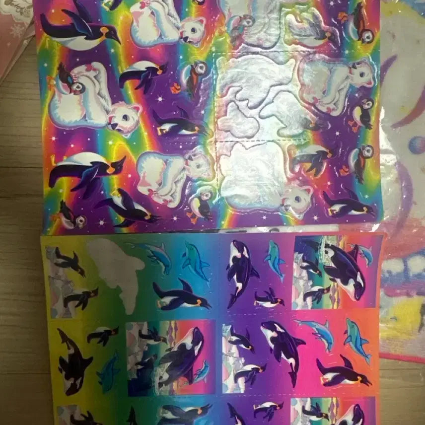 [BUNJANG] Lisa Frank Rare Vintage Stickers / 리사프랭크 희귀 빈티지 스티커