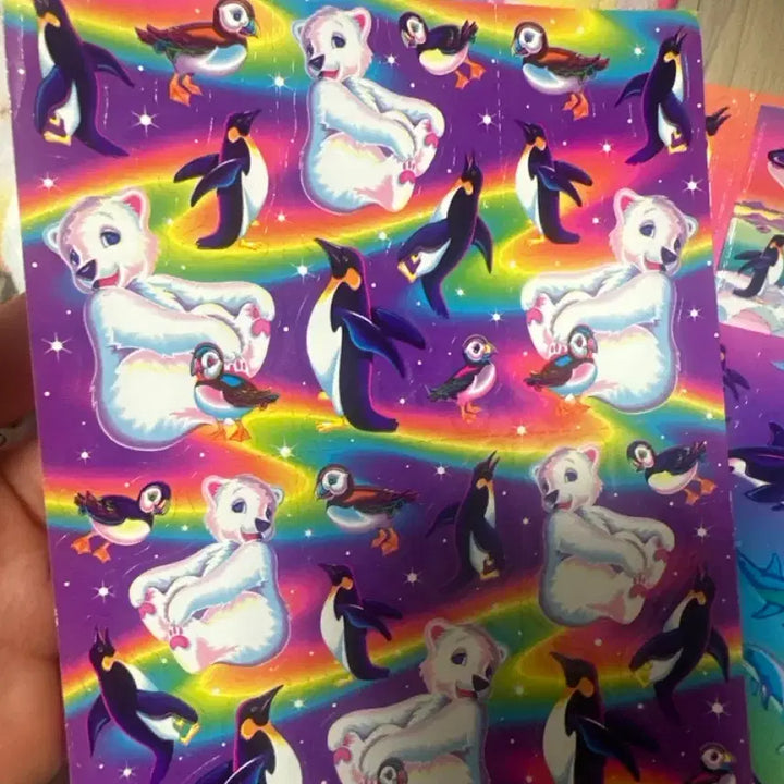 [BUNJANG] Lisa Frank Rare Vintage Stickers / 리사프랭크 희귀 빈티지 스티커