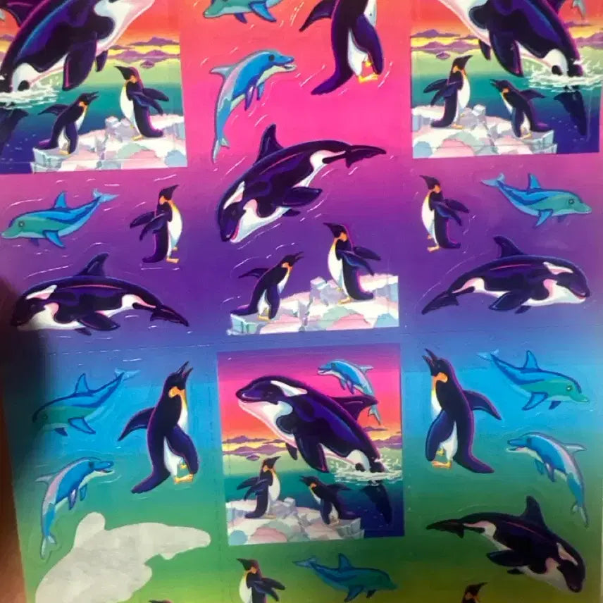 [BUNJANG] Lisa Frank Rare Vintage Stickers / 리사프랭크 희귀 빈티지 스티커