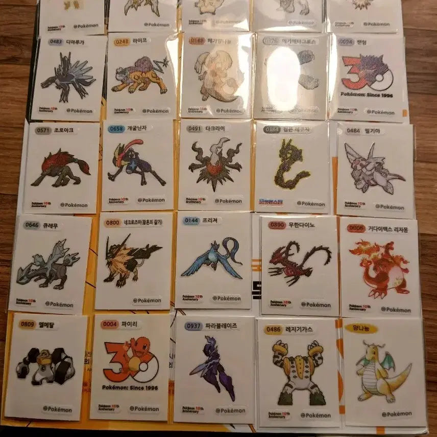 [BUNJANG] Pokemon Sticker Collection / 포켓몬 띠부실