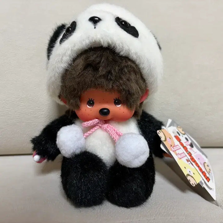 [BUNJANG] Animal Monchhichi Panda Classic Sitting / 애니멀 몬치치 (팬더) 고전