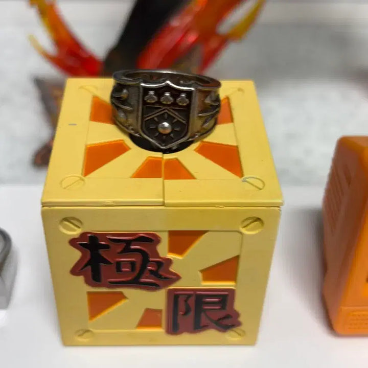 [BUNJANG] Katekyo Hitman Reborn! Vongola Box (Sun) &amp; Rings Set / 가정교사히트맨리본 봉고레박스+반지 (태양) / 봉고레링