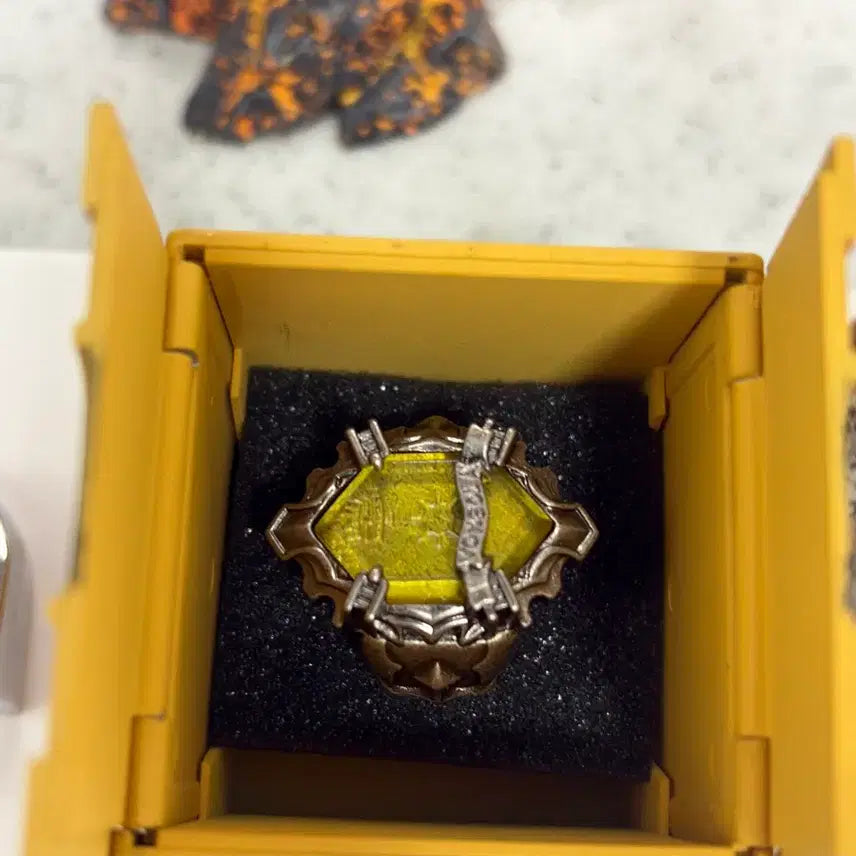 [BUNJANG] Katekyo Hitman Reborn! Vongola Box (Sun) &amp; Rings Set / 가정교사히트맨리본 봉고레박스+반지 (태양) / 봉고레링