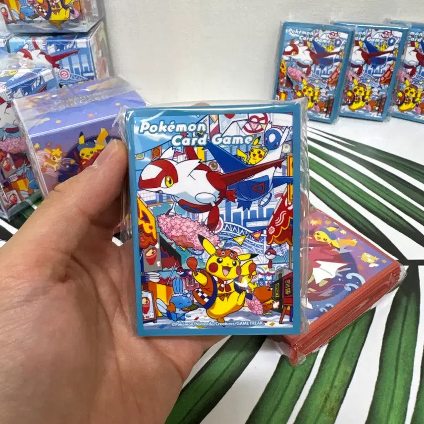 [BUNJANG] Pokemon Fukuoka Hiroshima Limited Edition Deck Case and Sleeve Set / 포켓몬 후쿠오카, 히로시마 덱케이스 및 슬리브 세트