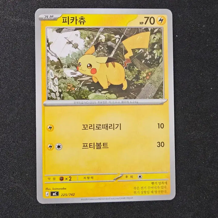[BUNJANG] Pokémon Card Pikachu Deck (2 Cards) Bundle Set / 100덱 피카츄 2장 일괄 포켓몬카드