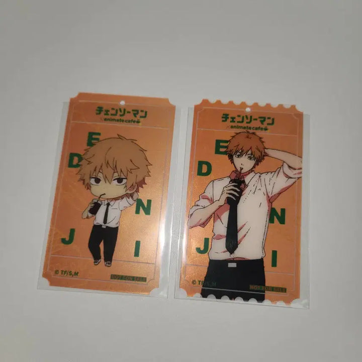 [BUNJANG] Chainsaw Man Animate Cafe Special Edition Denji Set (2 Types) / 체인소맨 애니메이트카페 특전 덴지 세트 2종