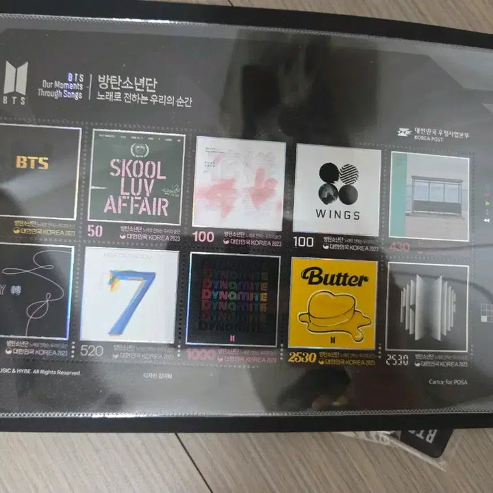 [BUNJANG] BTS 10th Anniversary Stamp Set / 방탄소년단 10주년 우표 세트 새상품