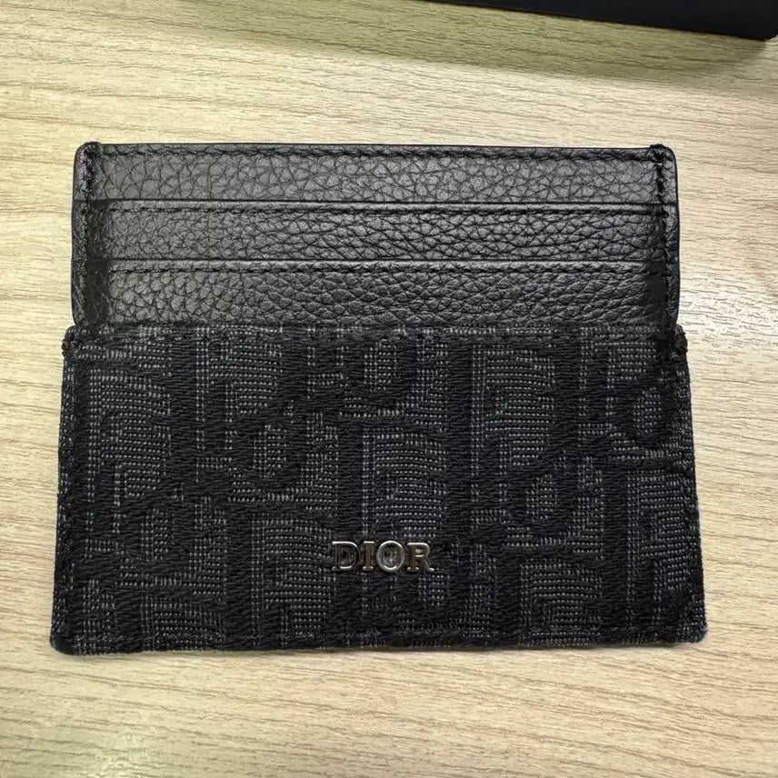 [SOLD OUT] 디올 오블리크 블랙 카드지갑