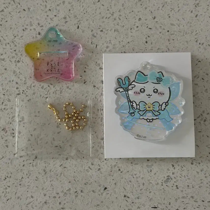 [BUNJANG] Chikawa Magical Series Hachiwara Acrylic Stand Hologram Acrylic Keyholder / 초매지컬 치이카와 아크릴 스탠드 홀로그램 아크릴 키홀더 하치와레 판매