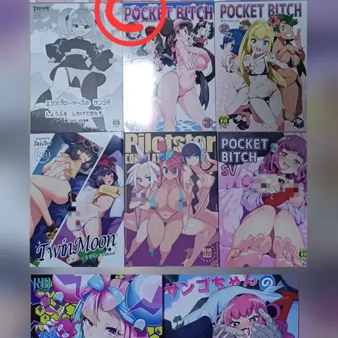 [BUNJANG] Doujinshi Collection: Blue Archive, Pokemon, and More / 동인지. 블루아카, 포켓몬, 비스크돌