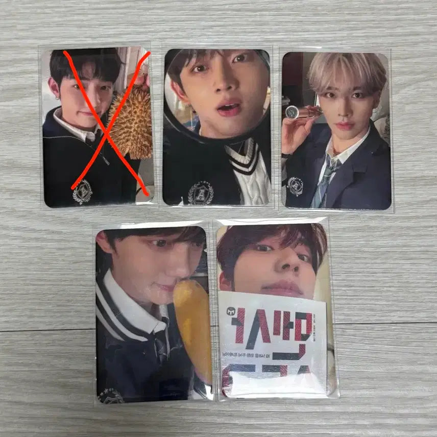 [SOLD OUT] [BUNJANG] NCT DREAM Show Concert Day 1 First Concert Exit Photocard Set / 앤더블 쇼콘 1일차 첫콘 퇴장포카 역조공 1세트 양도