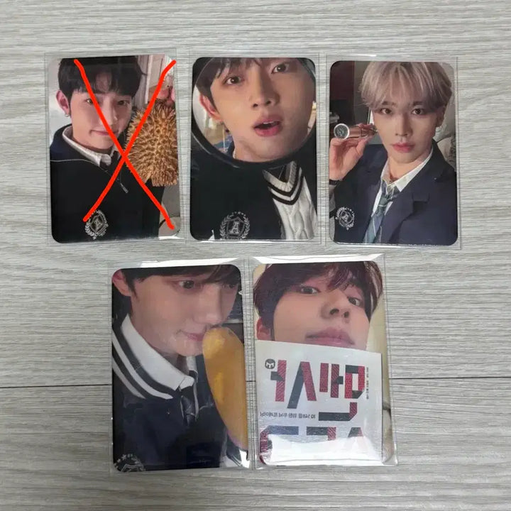 [SOLD OUT] [BUNJANG] NCT DREAM Show Concert Day 1 First Concert Exit Photocard Set / 앤더블 쇼콘 1일차 첫콘 퇴장포카 역조공 1세트 양도
