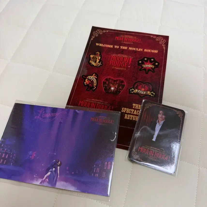[BUNJANG] Moulin Rouge! The Musical Photocard, Postcard, Sticker Bundle Set / 뮤지컬 물랑루즈 포토카드,엽서,스티커 (일괄)