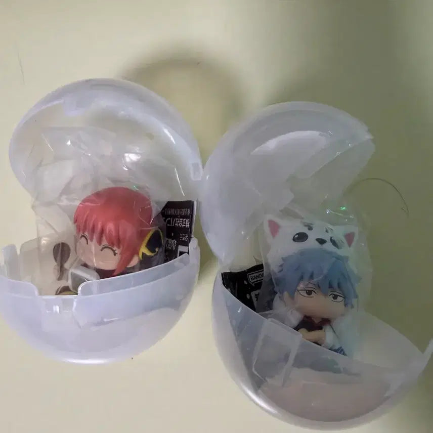 [BUNJANG] Gintama Mogu Mogu Figure (Kagura + Gintoki + Sadaharu) / 은혼 모구모구 피규어(카구라 + 긴토키 사다하루)