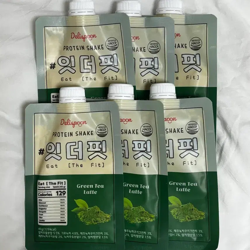 [BUNJANG] Eat The Fit Green Tea Protein Shake (6 Pack) / 잇더핏 녹차맛 단백질쉐이크 6개
