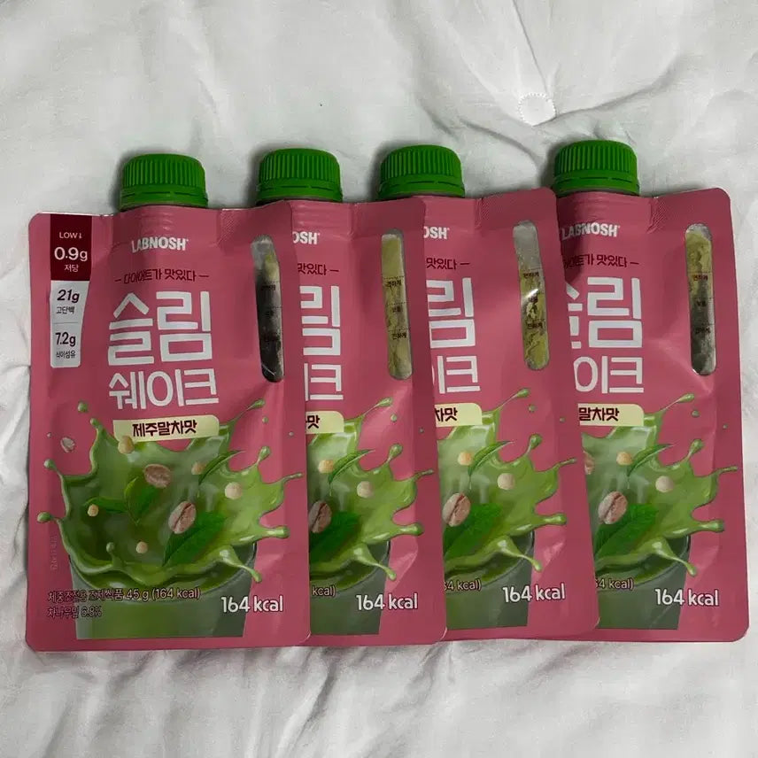 [BUNJANG] Labnosh Slim Shake Jeju Matcha Flavor (4-Pack) / 랩노쉬 슬림쉐이크 제주말차맛 4개