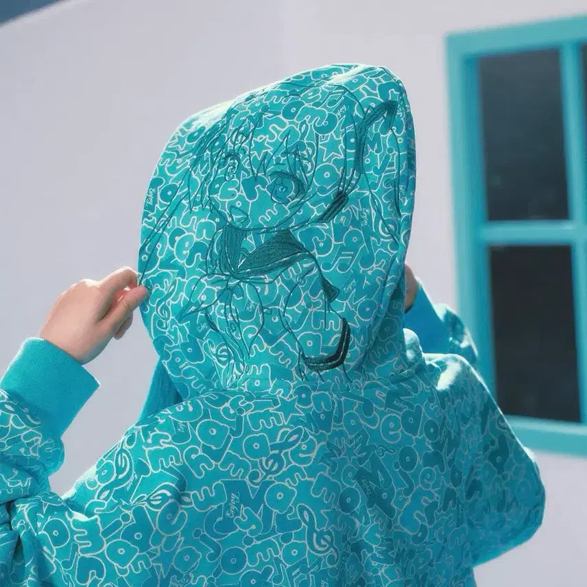 [BUNJANG] MEDM Hatsune Miku Zip-Up Hoodie XL / medm 하츠네미쿠 후드집업 xl사이즈