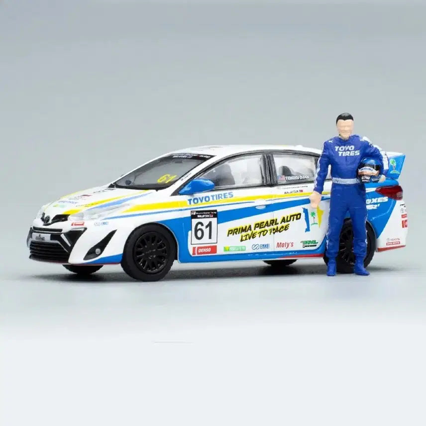 [BUNJANG] Pop Race 2021 TGR Vios Challenge 1:64 Scale Diecast Model / 1:64 팝레이스 2021 TGR Vios Challenge 다이캐스트