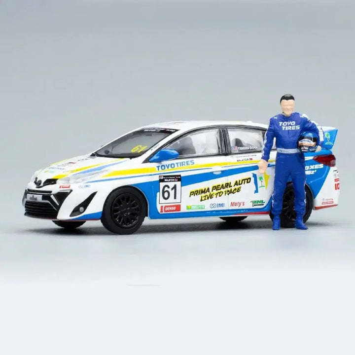 [BUNJANG] Pop Race 2021 TGR Vios Challenge 1:64 Scale Diecast Model / 1:64 팝레이스 2021 TGR Vios Challenge 다이캐스트