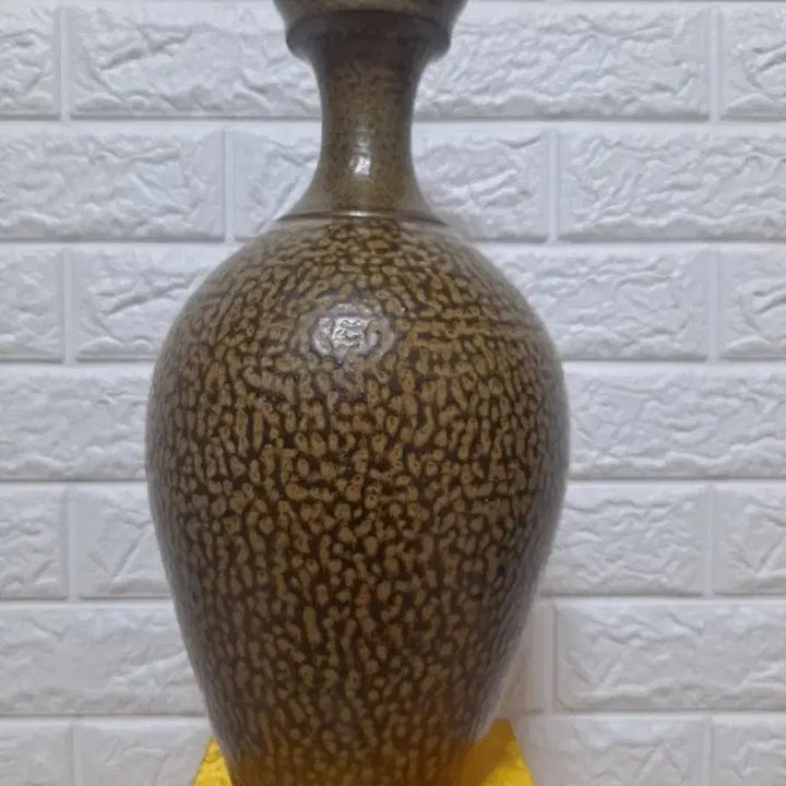 [BUNJANG] Jagoban Leopard Pattern Crystal Glaze Vase / 자고반 표범무늬  결정유 화병도자기