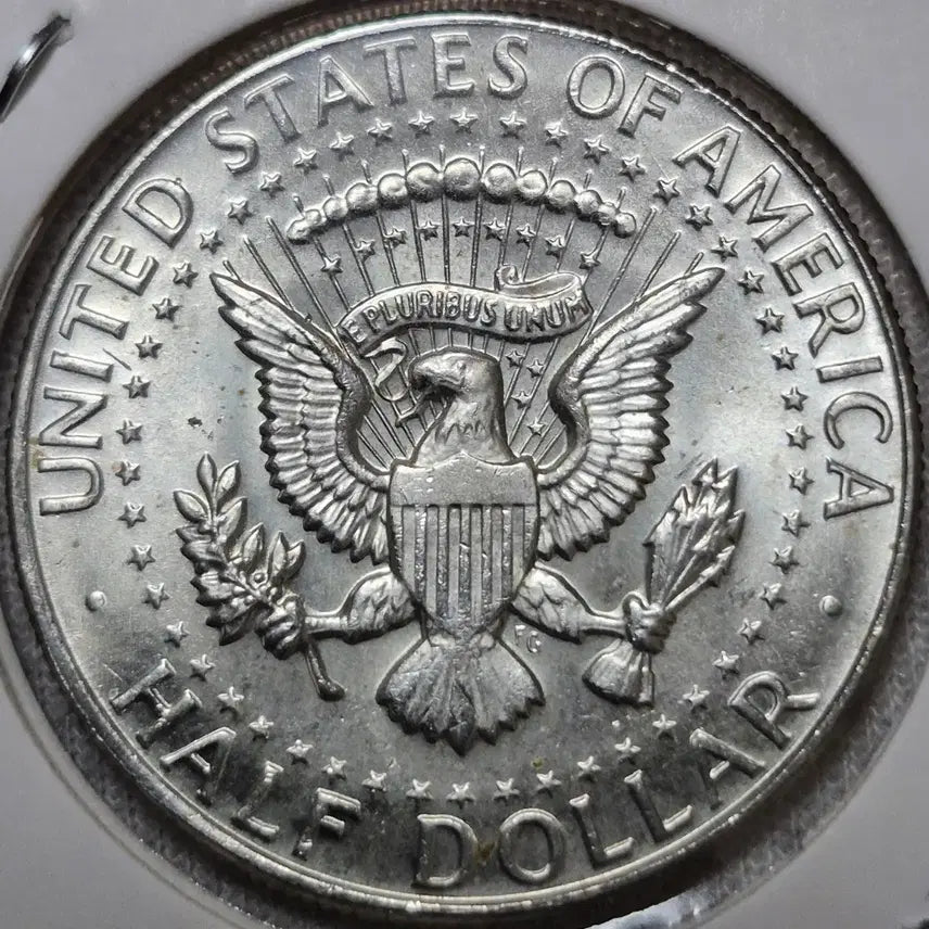 [BUNJANG] 1968 D Mint Kennedy 50 Cent Silver Coin (Uncirculated) / 1968년D 케네디 50센트 은화40%(완전 미사용)
