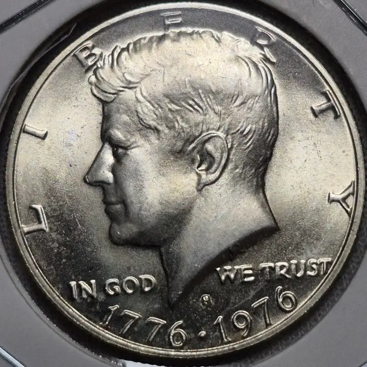 [BUNJANG] 1776-1976 Kennedy 40% Silver Half Dollar Uncirculated Proof Coin / 1776-1976년S 케네디 기념 은화40%(완전미사용)  프루프