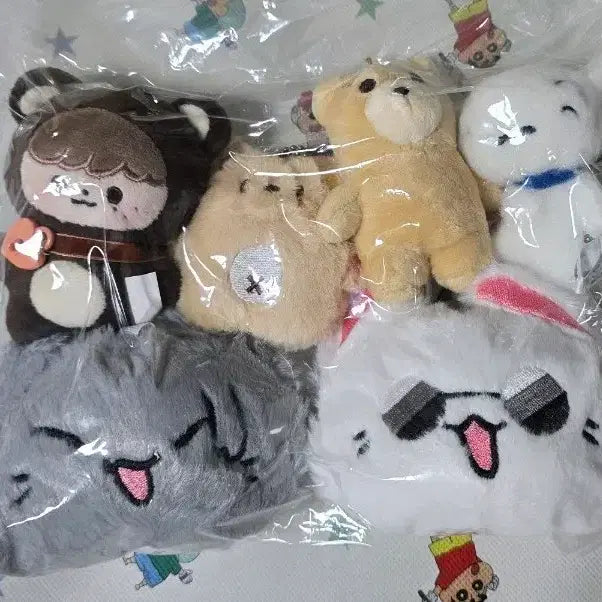 [BUNJANG] Jujutsu Kaisen Character Animal Version Dolls &amp; Keychain Dolls Bundle Set / 키링 인형 6개 일괄 판매