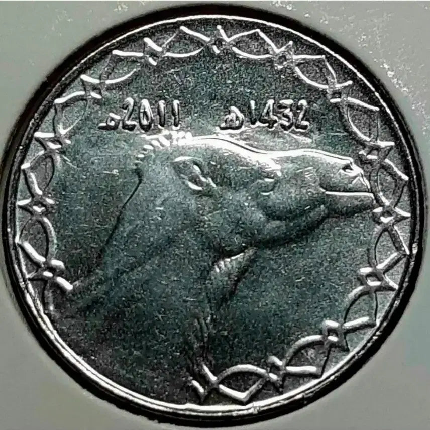 [BUNJANG] Algeria 2 Dinars 2011 Uncirculated Foreign Coin / 알제리 미사용 2011년 2디나르.외국주화 주화 화폐 동전
