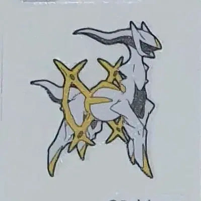 [BUNJANG] Pokemon Arceus Sticker / 포켓몬 띠부씰 아르세우스