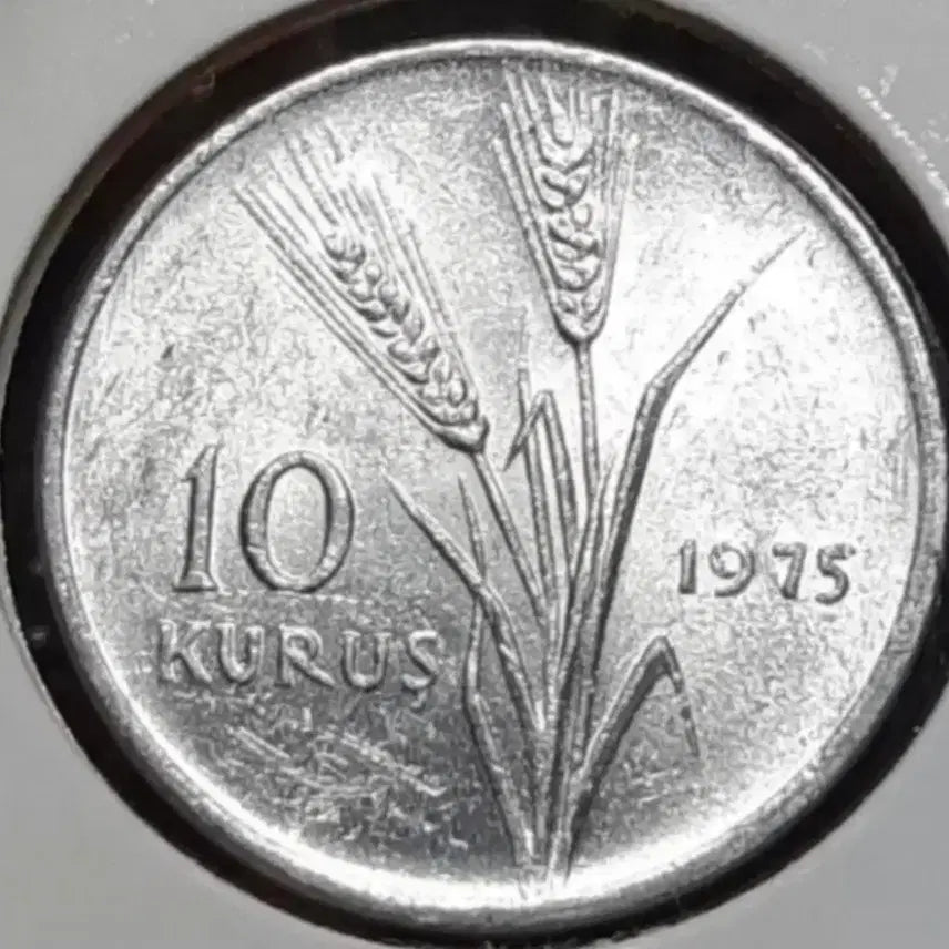 [BUNJANG] Turkey 10 Kurush Coin (1975) - Unused / 터키 미사용 1975년 10크루쉬.외국주화.주화 화폐 동전