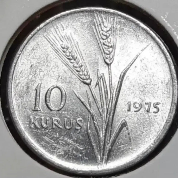 [BUNJANG] Turkey 10 Kurush Coin (1975) - Unused / 터키 미사용 1975년 10크루쉬.외국주화.주화 화폐 동전
