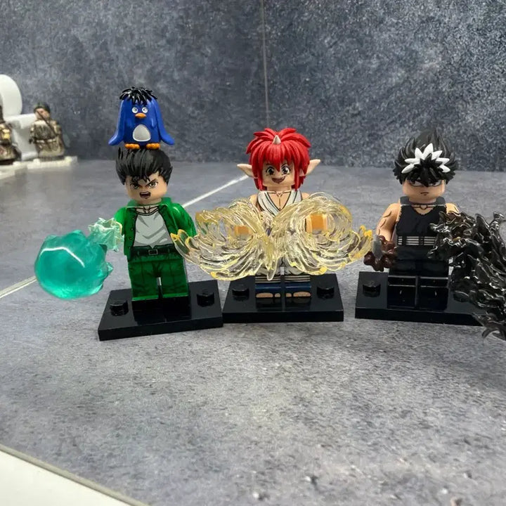 [BUNJANG] Yu Yu Hakusho Custom Lego Bundle Set / 브이사인 유유백서 3개 일괄 커스텀 레고