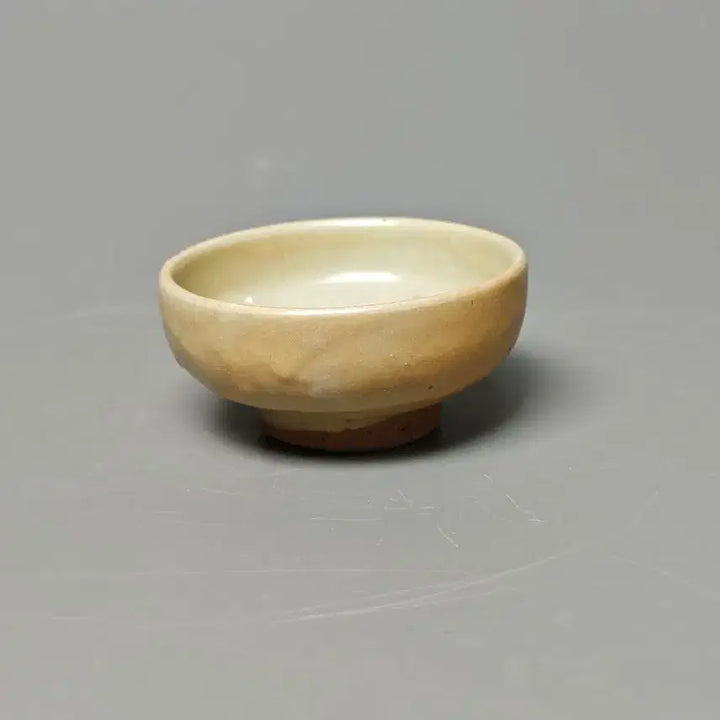 [BUNJANG] Yuan-Late Ming-Early Joseon Period White Porcelain Inner Spiral Pattern Bowl Teacup - Chinese Antique Porcelain / [진품] 출토품 원말 명초 백자 내저선문 완 찻잔 중국도자기 골동품