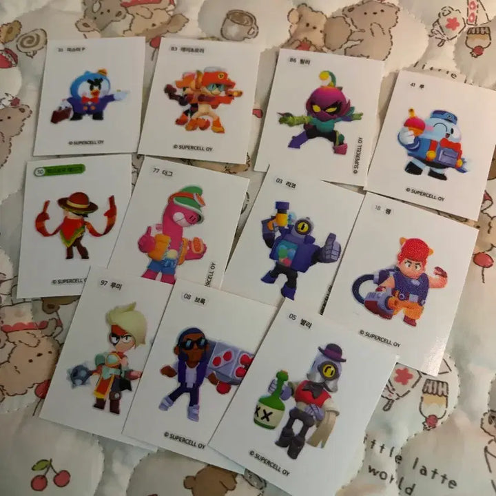 [BUNJANG] Brawl Stars Sticker Collection / 브롤스타즈 띠부씰 스티커