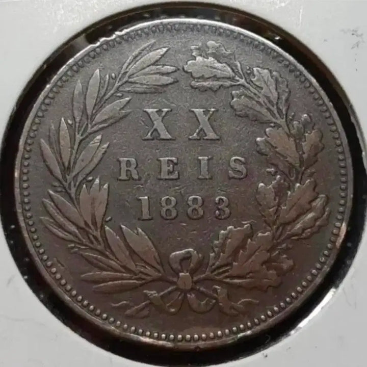 [BUNJANG] Portugal 1883 King Luís I 20 Reis Large Coin / 포르투칼 1883년 루이스1세 20레이스 대형주화.외국주화 주화 화폐 동