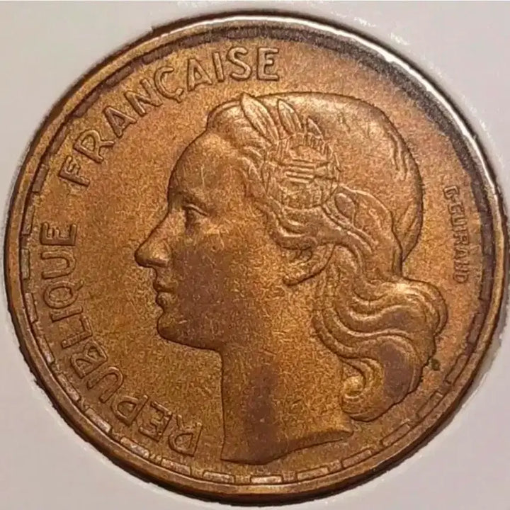 [BUNJANG] France 1951 50 Francs Foreign Coin / 프랑스 1951년 50프랑.외국주화 주화 화폐 동전