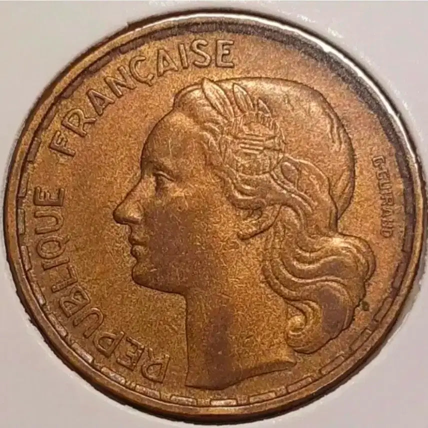 [BUNJANG] France 1951 50 Francs Foreign Coin / 프랑스 1951년 50프랑.외국주화 주화 화폐 동전