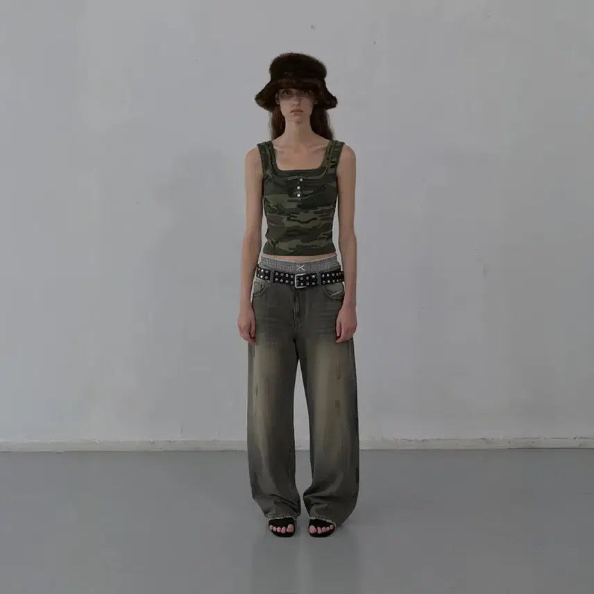 [SOLD OUT] Lcdc tm 레이어드 탱크탑 슬리브리스 새상품