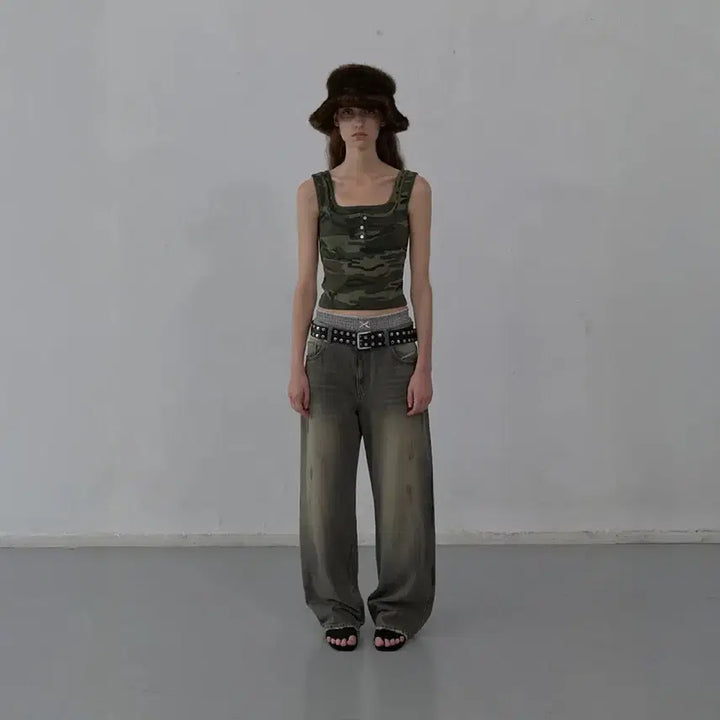 [SOLD OUT] Lcdc tm 레이어드 탱크탑 슬리브리스 새상품